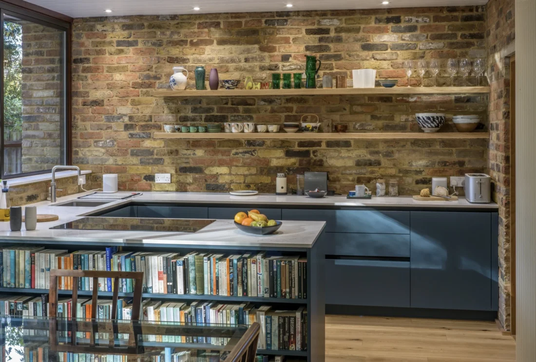 Contemporary Rotpunkt German Handleless Kitchen in Sunninghill.